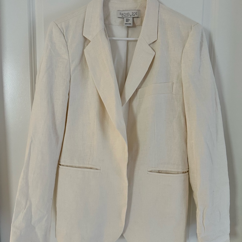 Rachel Zoe cream blazer